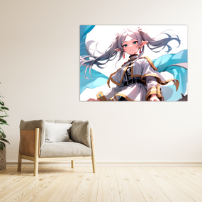 Плакат-постер з принтом Кавун Frieren beyond journey's end. Фрірен проводжає в останній шлях. Фрірен. Фрірен А0 ПЛ000839 (А0)