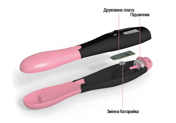 Швидкісна скакалка з лічильником EasyFit чорно-рожевий (EF-1916-BP) | Зображення 2