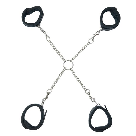 Хрестовина Punishment - Hog-Tie - Black