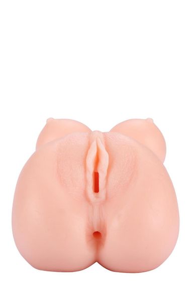 Мастурбатор реалистичный Dream Toys The Girl Next Door Olivia два отверстия, бежевый Sex Aura | Зображення 2