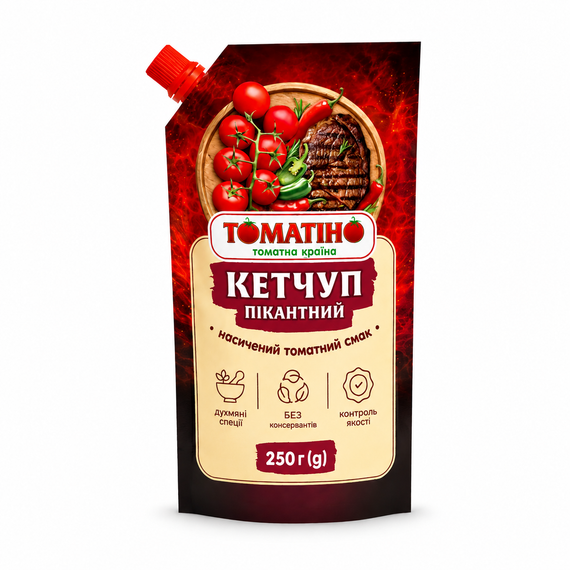 Кетчуп Гострий Чилі Томатіно 250 г