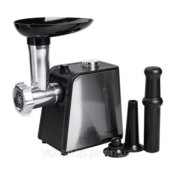 Электрическая мясорубка для фарша 1700 Вт электромясорубка для дома Sokany SK-087 | Зображення 7