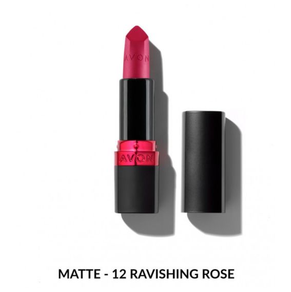 Увлажняющая матовая губная помада Avon "Ультра" 12 Волшебная роза  (12 Ravishing Rose) 3,6г