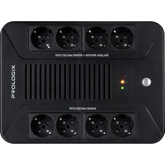 Пристрій безперебійного живлення Prologix 1000VA 600W (PLP1000VA8LED) | Зображення 3