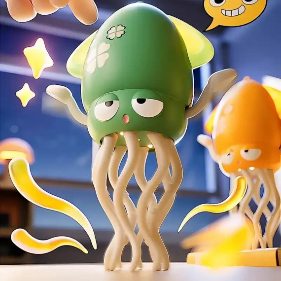 Музыкальный осьминог интерактивная игрушка Tummy Time Octopus Танцующий Осьминог | Зображення 1