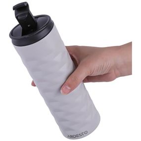 ТермоКружка Ardesto Bright Сity AR-2640-BG 400 мл бежевий
