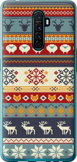 Чехол на Oppo Reno Ace Рождественский орнамент "3303u-1964-17620"
