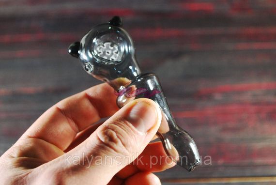 Скляна трубка Devil Pipe Gray | Зображення 2