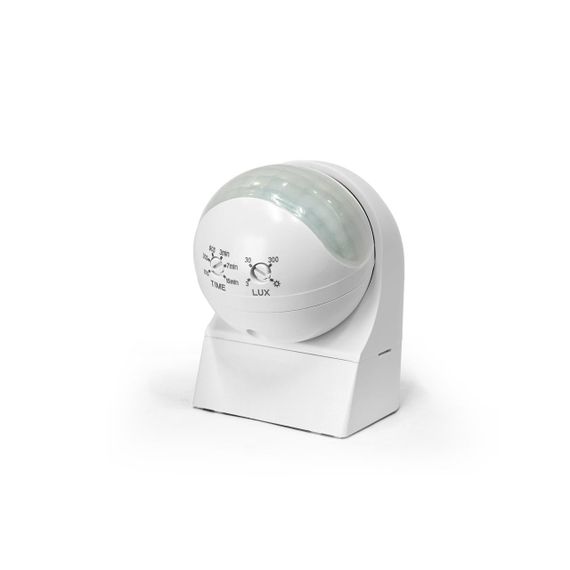 Датчик руху та освітленості VIDEX VL-SPW11W 220V 800W IP44 інфрачервоний білий | Зображення 1
