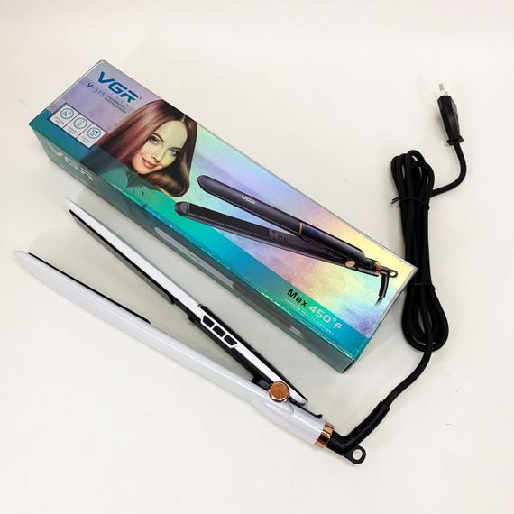 Гофре плойка утюжок для волос VGR, Выпрямитель для гладкости волос Плойка гофре XP-65 | Зображення 8