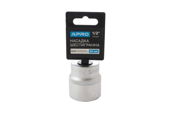 Головка шестигранная Apro - 32 мм x 1/2" (252732) | Зображення 1