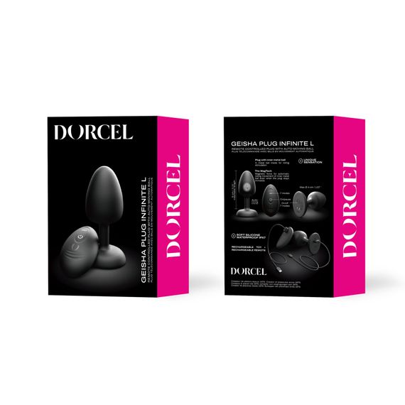 Анальная вибропробка Dorcel GEISHA PLUG INFINITE L | Зображення 5