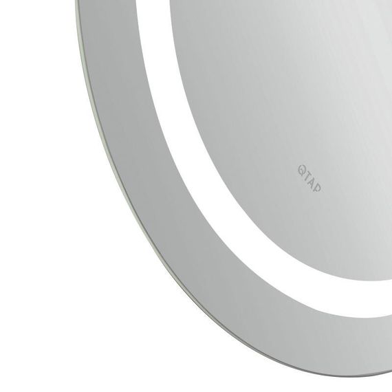 Дзеркало Qtap Gemini 650х900 з LED-підсвіткою Touch, з антизапотіванням, з димером, рег. темп. кольору (3000-6500K) Reverse | Зображення 7