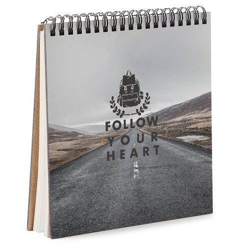 Скетчбук Follow your heart 17x18 см (BDK_17A088)