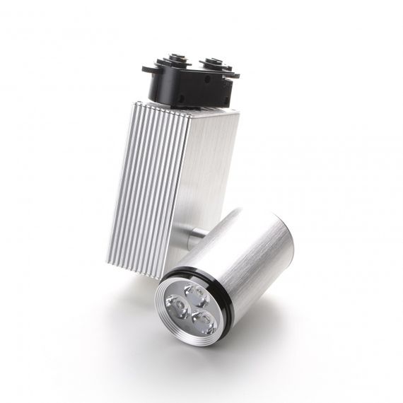 Светильник трековый поворотный LED 205/3x2W NW SILVER