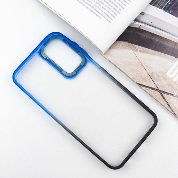 Чехол TPU+PC Fresh sip series для Samsung Galaxy A25 5G Черный / Синий | Зображення 2