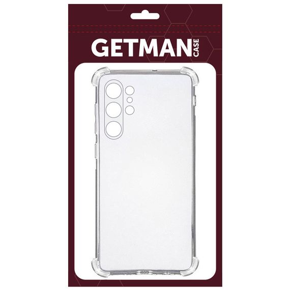 TPU чохол GETMAN Ease logo посилені кути Full Camera для Samsung Galaxy S22 Ultra Безбарвний (прозорий) | Зображення 3