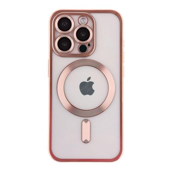 Чехол TPU Metallic Chrome з повним захистом камери with Magsafe для Iphone 13 Pro Цвет Titan | Зображення 5