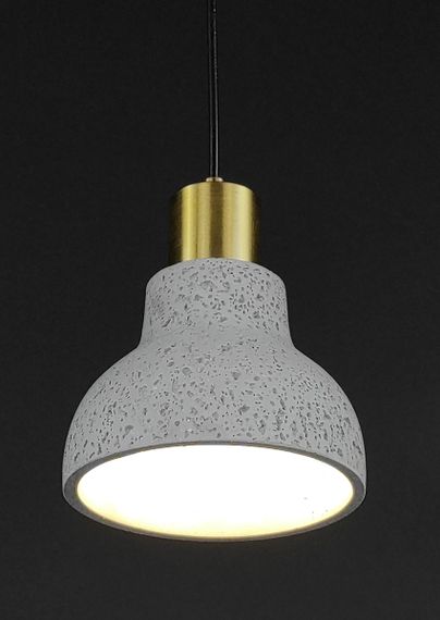 Люстра підвісна на 1 лампочку 27700 Латунь 25-180х15х15 см. | Зображення 3