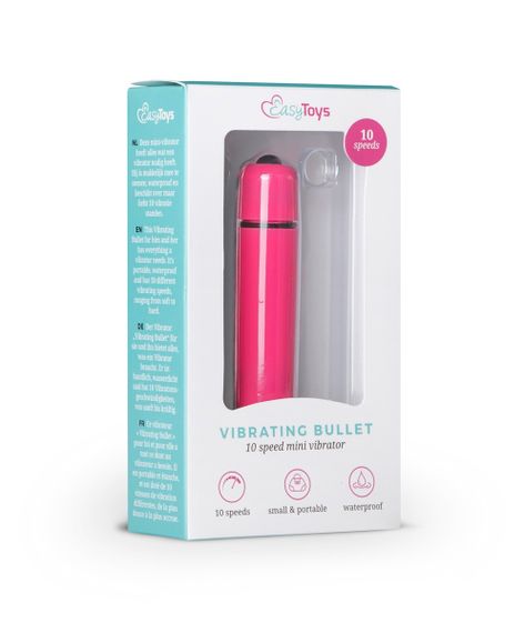 Віброкуля Easytoys, рожева, 9 х 1.5 см sexstyle | Зображення 2