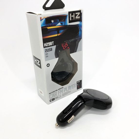 Бездротовий передавач для музики в автомобіль H29, Mp3 bluetooth usb fm модуль, Блютуз фм передавач QD-58 | Зображення 2