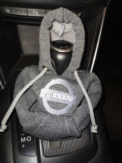 Чохол кофта Худі аксесуар на КПП  Car Hoodie ніссан nissan сірий подарунок автомобілісту 10070
