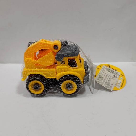Будтехніка конструктор D 915 /916/917/918, 1 машнка, викрутка, в сітці (6978395260207) Машина з ковшем Вид 4