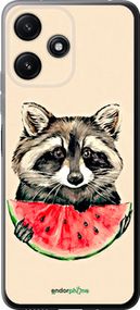 Чохол на Xiaomi Poco M6 Pro 5G Єнотик з кавуном "4605u-3859-2448"