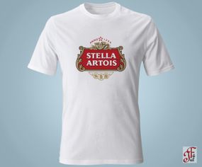 Женская футболка с принтом  логотип  Stella Artois