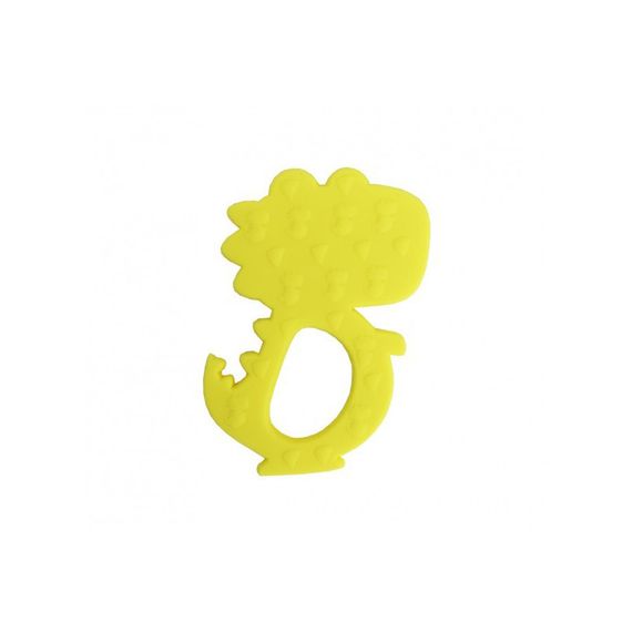 Силиконовый прорезыватель "Дино" MGZ-0415(Yellow) | Зображення 1