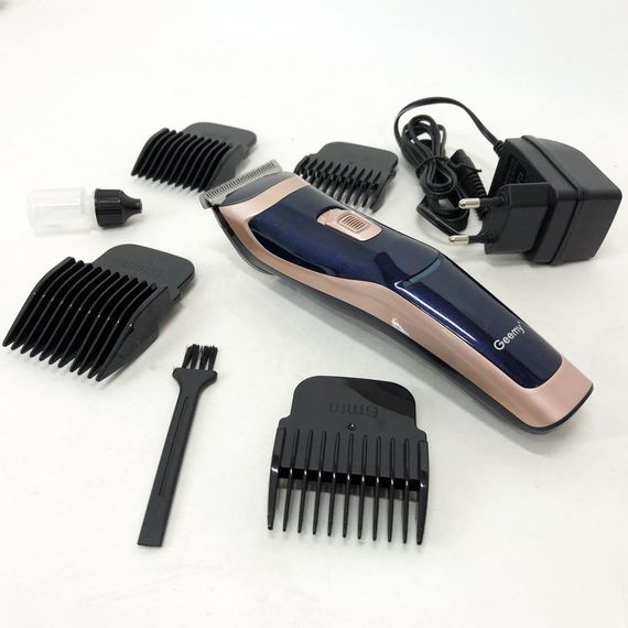 Профессиональная машинка для стрижки волос с насадками Gemei GM-6005, Триммер VE-563 для висков | Зображення 2