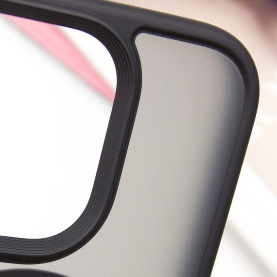 TPU+PC чохол Metal Buttons with MagSafe для Apple iPhone 16 Pro (6.3") Чорний | Зображення 5