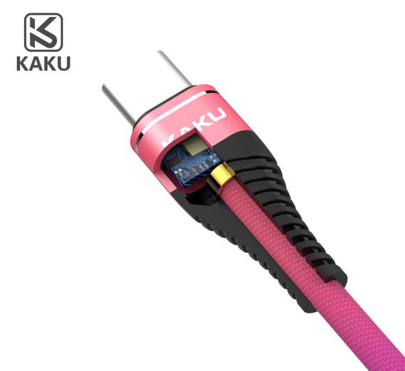 USB кабель Kaku KSC-109 microUSB 3.2A / 1.2m - Rainbow | Зображення 2