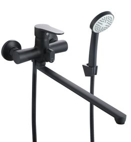 Змішувач для ванни Lidz Nicole 005, Black (k35) LDNIC005BLA45183