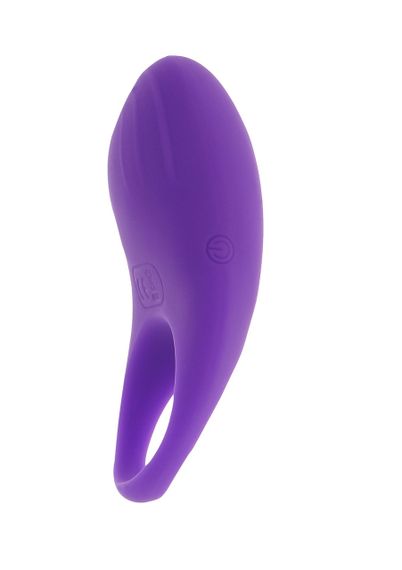 Вибро-эрекционное кольцо с дистанционным пультом Toy Joy фиолетовое, 8.9 х 4.2 см Sex Aura | Зображення 1