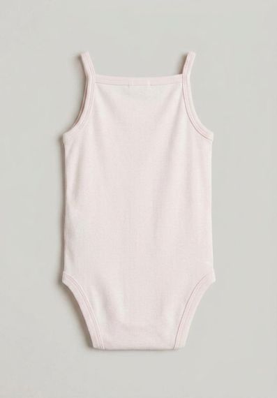Дитяче боді-майка для дівчинки H&M 50 см Рожевий (25063003A3) | Зображення 1