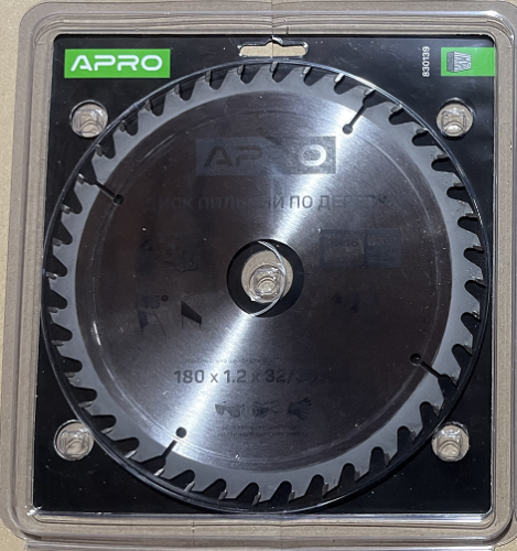 Диск пильный по дереву 180х32(30)х40Т APRO