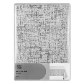 Скатертина Ardesto Shine 140х180см, 100% поліестер, сріблястий (ART08SS)