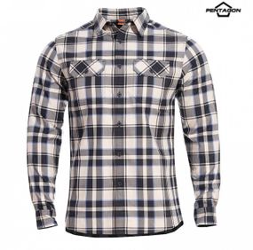 Сорочка Pentagon Drifter Flannel клітинка біла