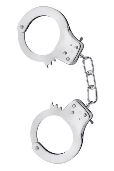 Наручники Blush Temptasia с ключами, серебристые, 27 см Sex Aura | Зображення 2