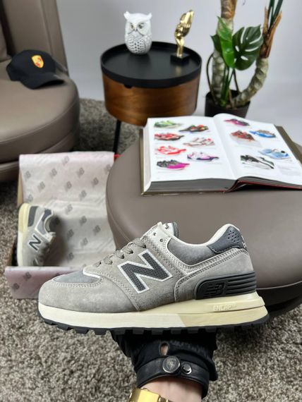 Женские кроссовки 574 x Stone Island Gray White В3598 41 26- 26.5 см | Зображення 6
