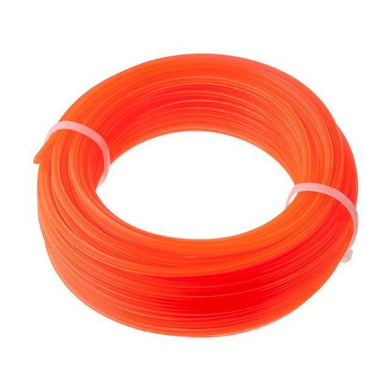 Волосінь для тримера "зірка", 2,4 мм*15 м INTERTOOL DT-2308 | Зображення 1