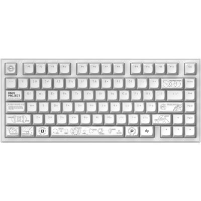 Клавиатура Dark Project ALU81 Terra Nova PBT RGB Mech G3MS Moonstone White (DPKB_NOVA_81_ANSI_WHITE_UA) | Зображення 8