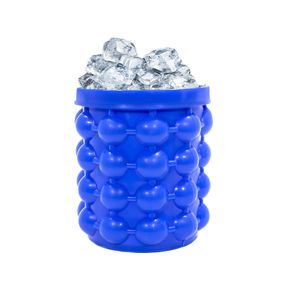 Форма Ice Cube Maker Genie силіконова для заморожування зберігання льоду охолодження напоїв