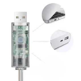 Гірлянда-штора Зіркопад USB, 3х3м, різнокольорова, 300 LED, 8 режимів світіння, IP44, пульт керування, XPRO (234575729_313)