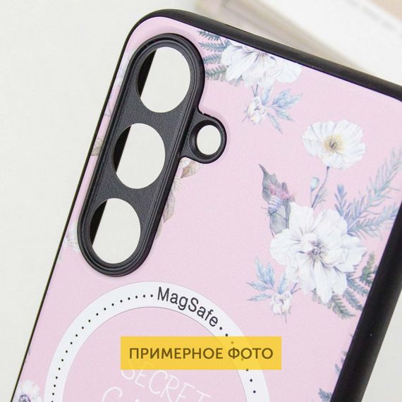 TPU+PC чохол Secret Garden with MagFit для Samsung Galaxy S23 FE Pink | Зображення 5
