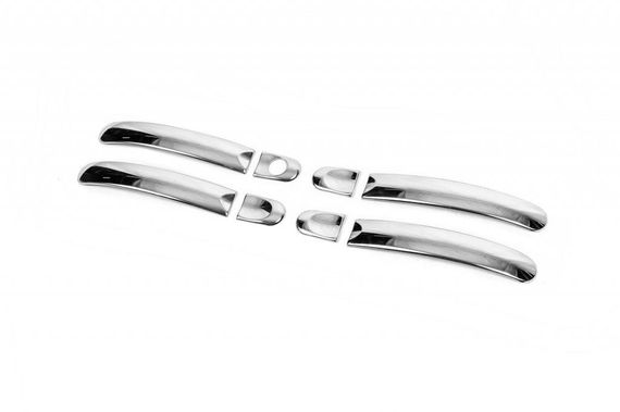 Накладки на торец ручки (нержавейка) 3 штуки для Volkswagen Caddy 2010-2015 гг. | Зображення 7