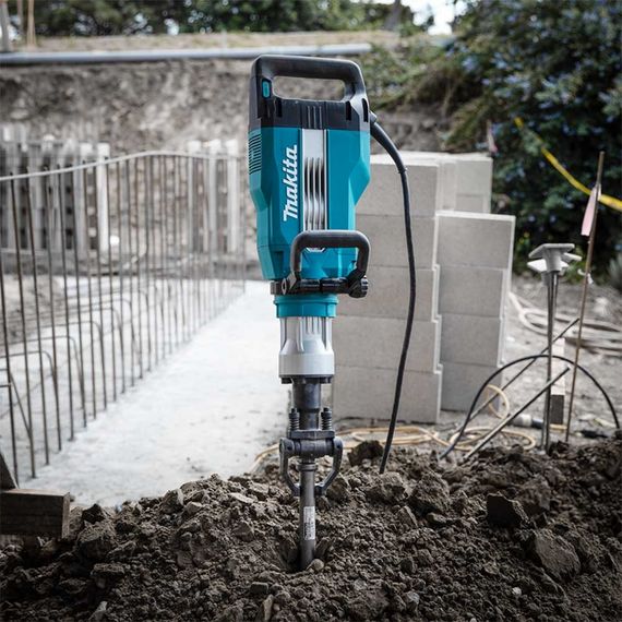 Молоток відбійний мережевий Makita HM1502 (48 Дж, 1300 хв-1, 1850 Вт, HEX 28.6 мм, 19.8 кг) | Зображення 7