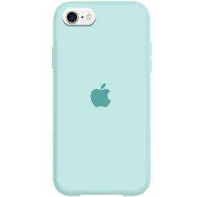 Чохол Silicone Case Full Protective (AA) для Apple iPhone SE (2020) Бірюзовий / Turquoise
