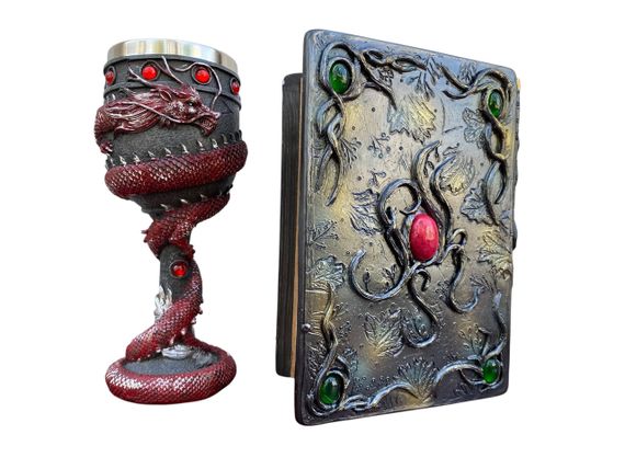 Подарунковий набір Келих 3D Танард Red і Блокнот 3D «Лісовий Гримуар Лиси» | Зображення 1